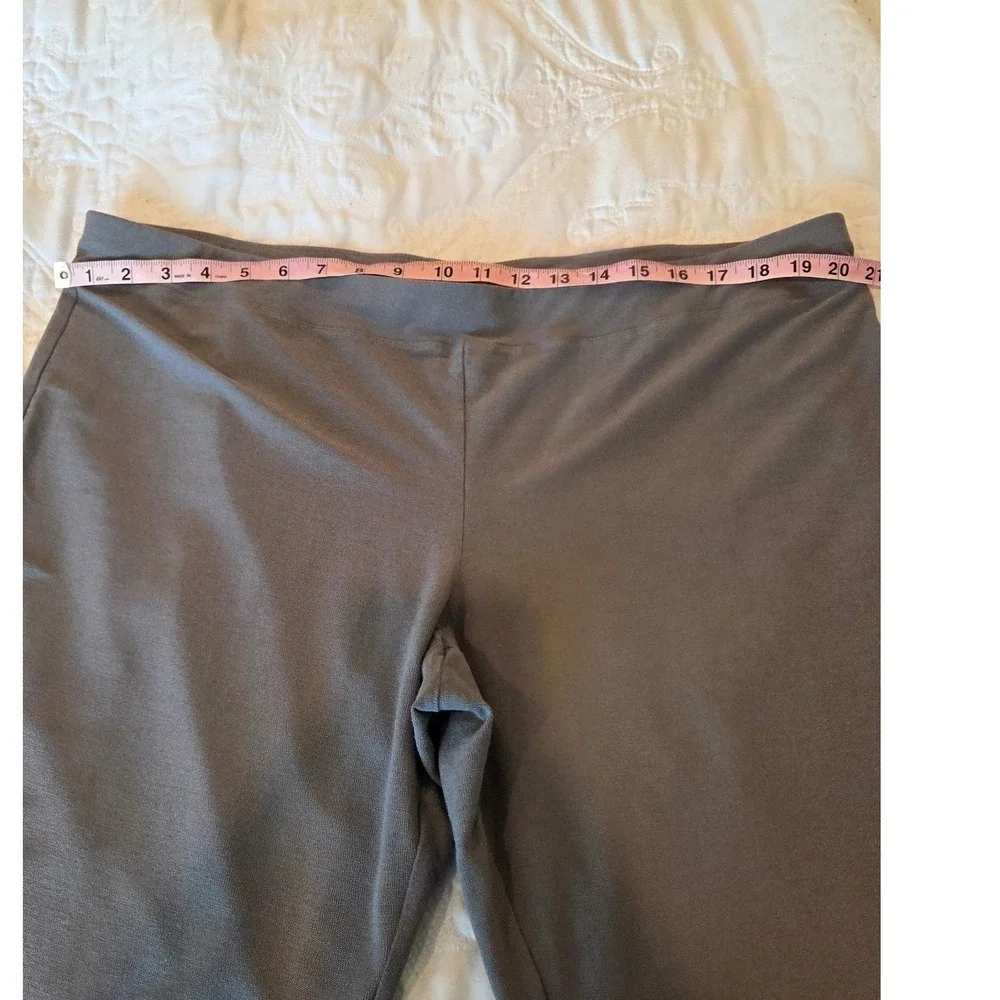 Eileen‎ Fisher Leggings Slim Tapered Stretch Gray Minimalist Plus Size 2X